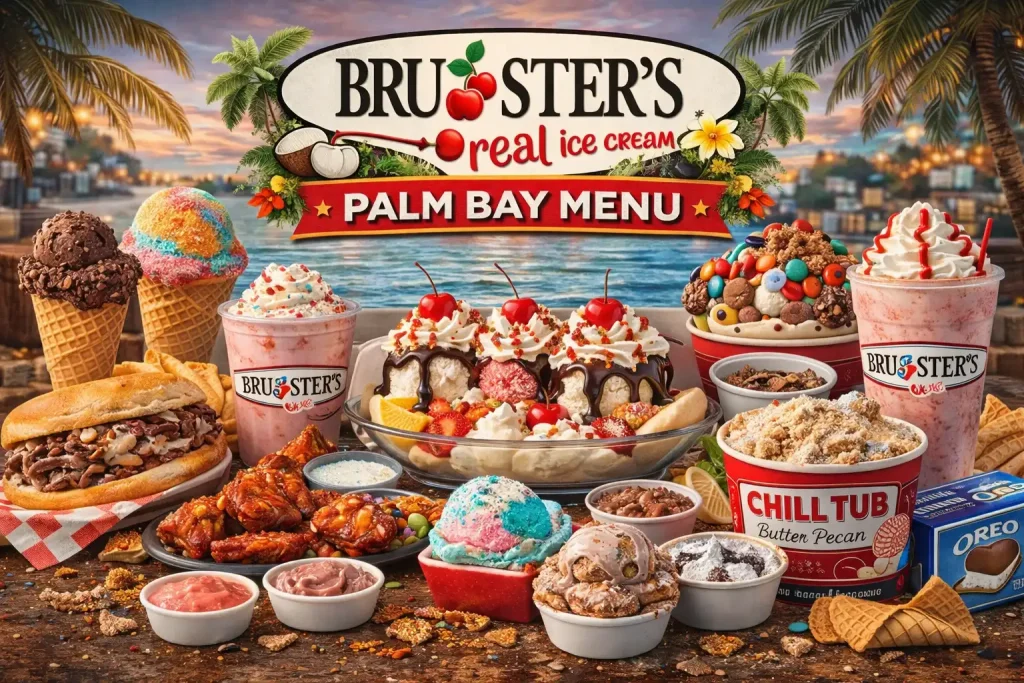 Bruster's Real Ice Cream Palm Bay Menu